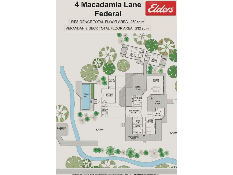 4 Macadamia Lane, Federal NSW 2480 Floorplan