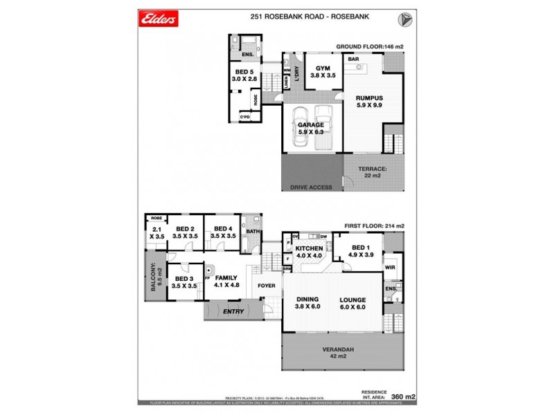 # 251 Rosebank Road, Rosebank NSW 2480 Floorplan