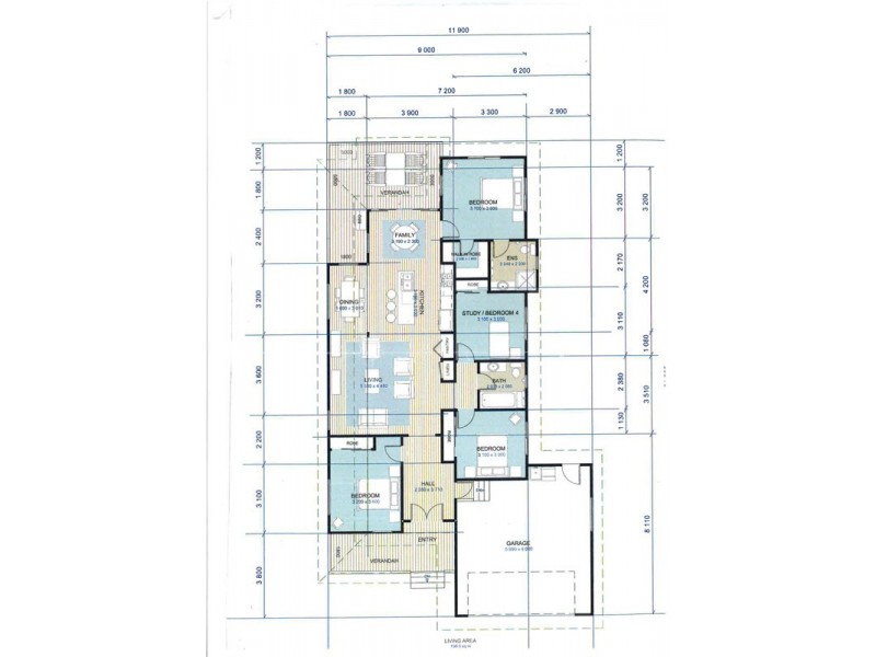 13 Blackwood Crescent, Bangalow NSW 2479 Floorplan