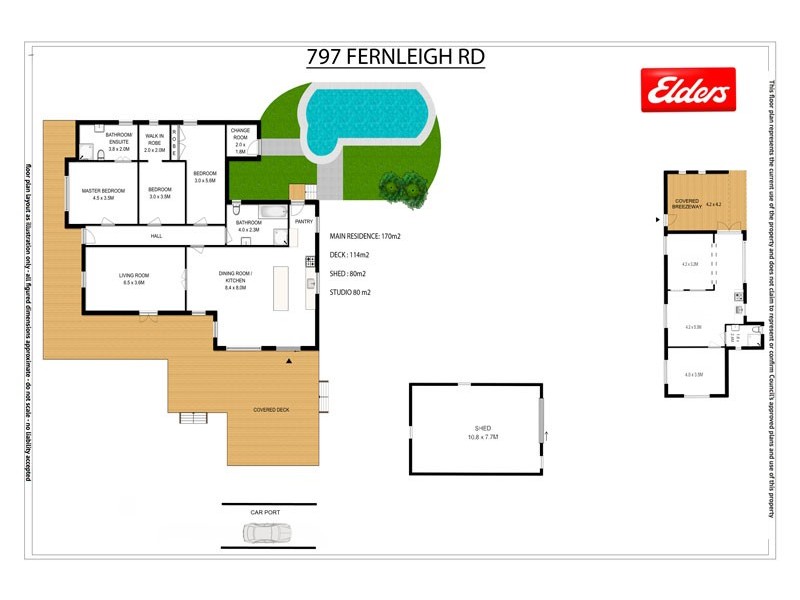 # 797 Fernleigh Road, Brooklet NSW 2479 Floorplan