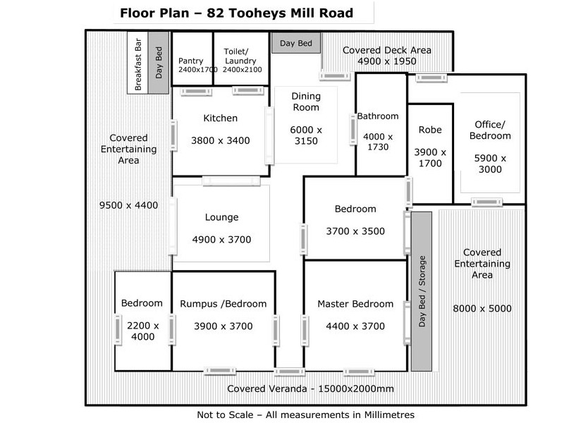 82 Tooheys Mill Road, Fernleigh NSW 2479 Floorplan