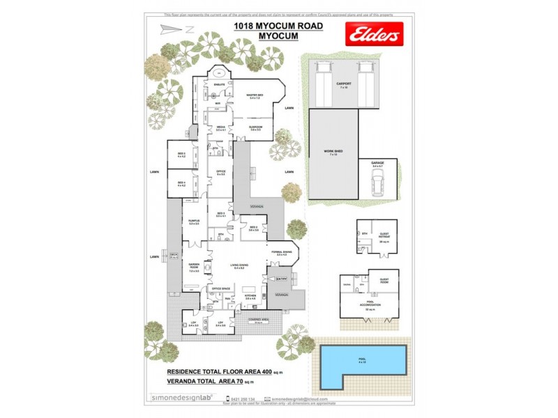 1018 Myocum Road, Myocum NSW 2481 Floorplan