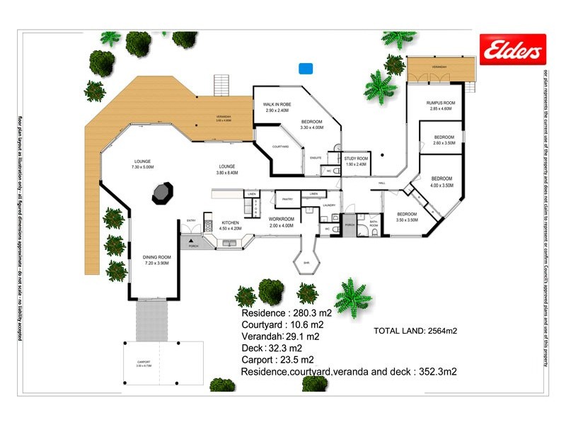 7 Green Frog Lane, Bangalow NSW 2479 Floorplan