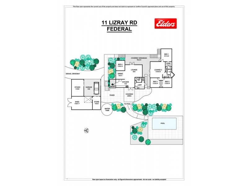 # 11 Lizray Road, Federal NSW 2480 Floorplan