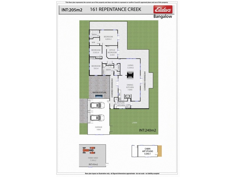 # 161 Repentance Creek Road, Federal NSW 2480 Floorplan