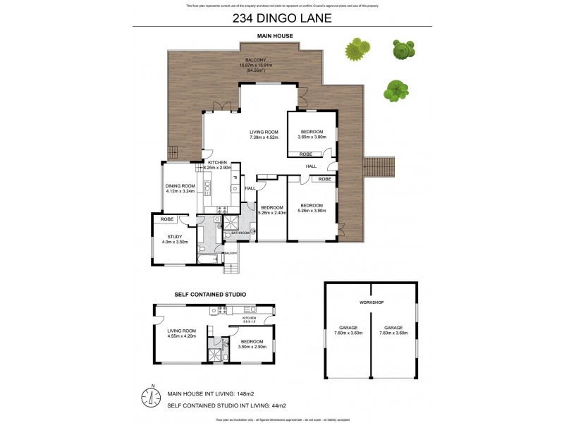 234 Dingo Lane, Myocum NSW 2481 Floorplan