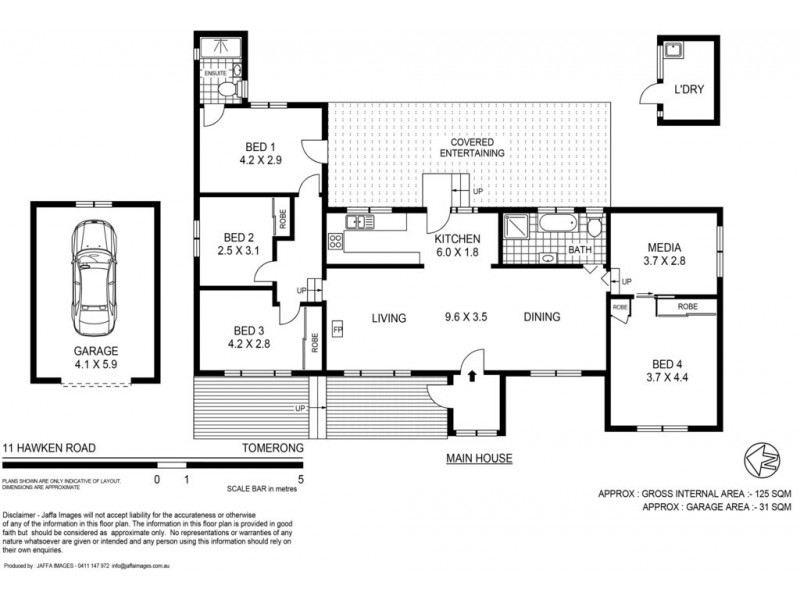 11 Hawken Road, Tomerong NSW 2540 Floorplan