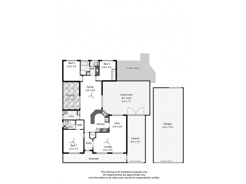22 Equestrian Drive, Woodcroft SA 5162 Floorplan