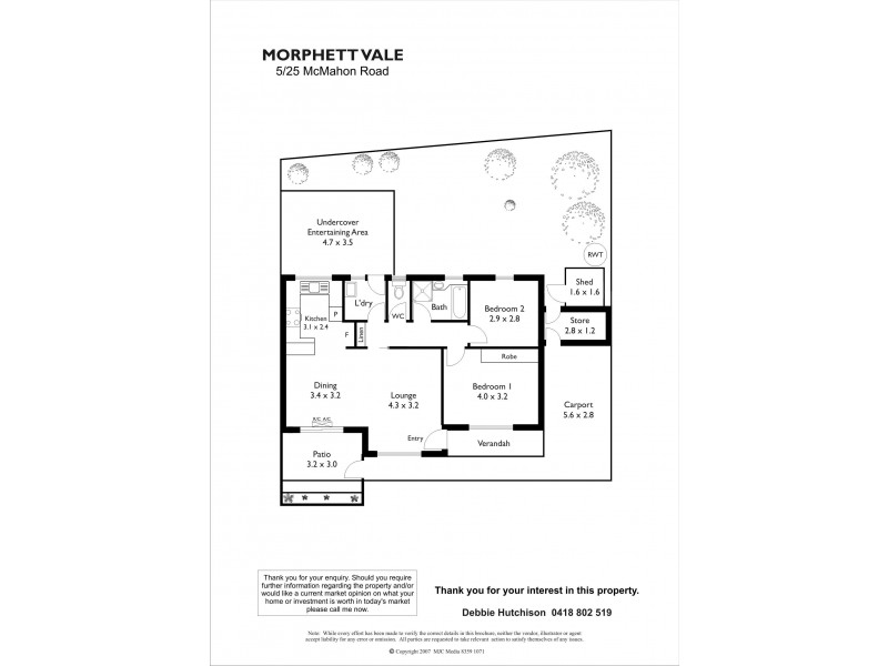 5 25 MCMAHON ROAD, Morphett Vale SA 5162 Floorplan