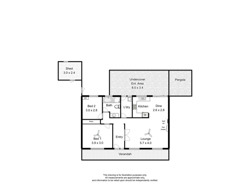 3 Wentworth Street, Seacombe Gardens SA 5047 Floorplan