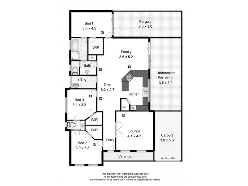 1 Teusner Drive, Morphett Vale SA 5162 Floorplan