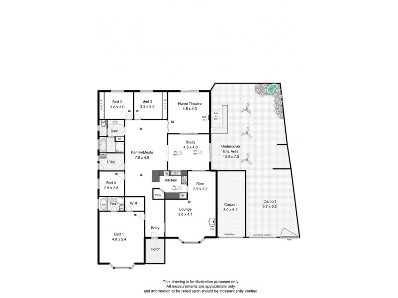 20 NORTHUMBERLAND ROAD, Onkaparinga Hills SA 5163 Floorplan