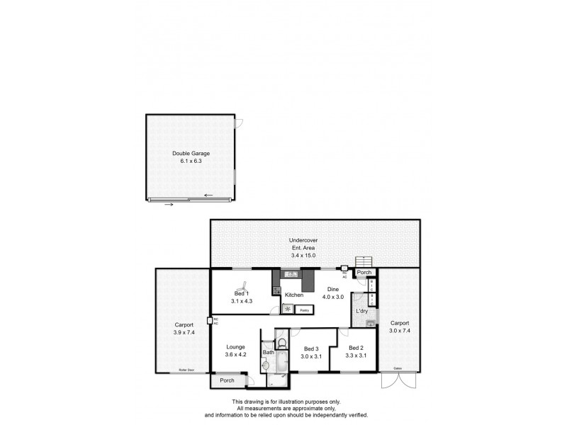 9 Diana Crescent, Morphett Vale SA 5162 Floorplan