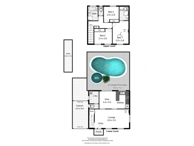 9 Hazeltine Drive, Seaford Rise SA 5169 Floorplan
