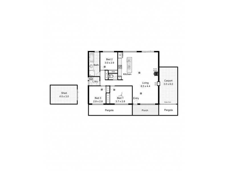 1 Holt Court, Trott Park SA 5158 Floorplan