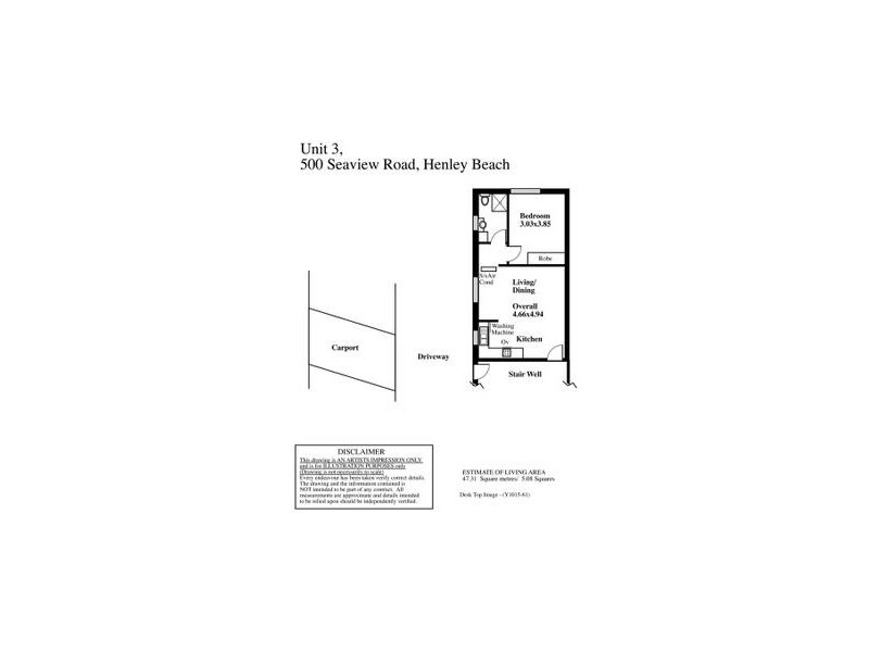 3/500 Seaview Road, Henley Beach SA 5022 Floorplan