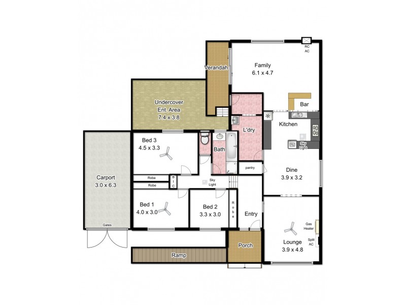 9 Applecross Avenue, Morphett Vale SA 5162 Floorplan
