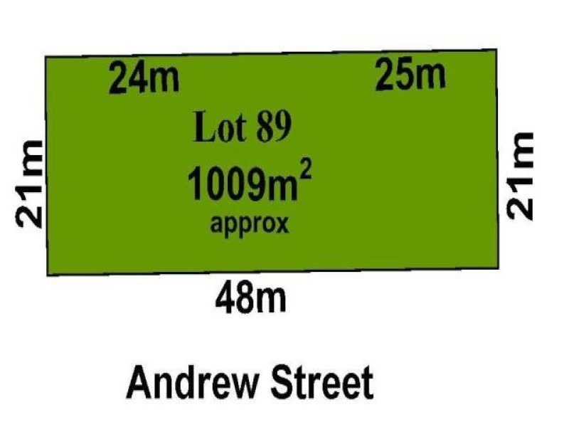Lot 89, 14 Andrew Street, Moonta Bay SA 5558