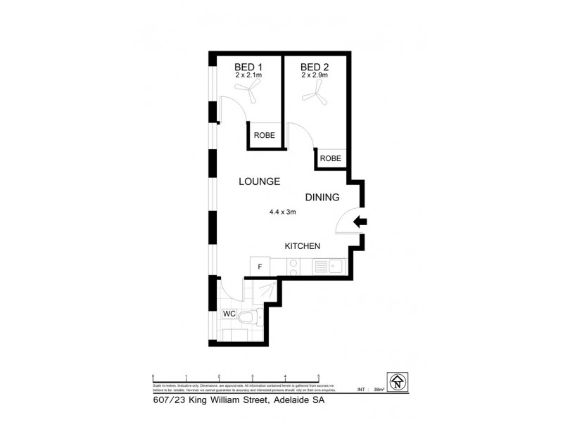 607/23 King William Street, Adelaide SA 5000