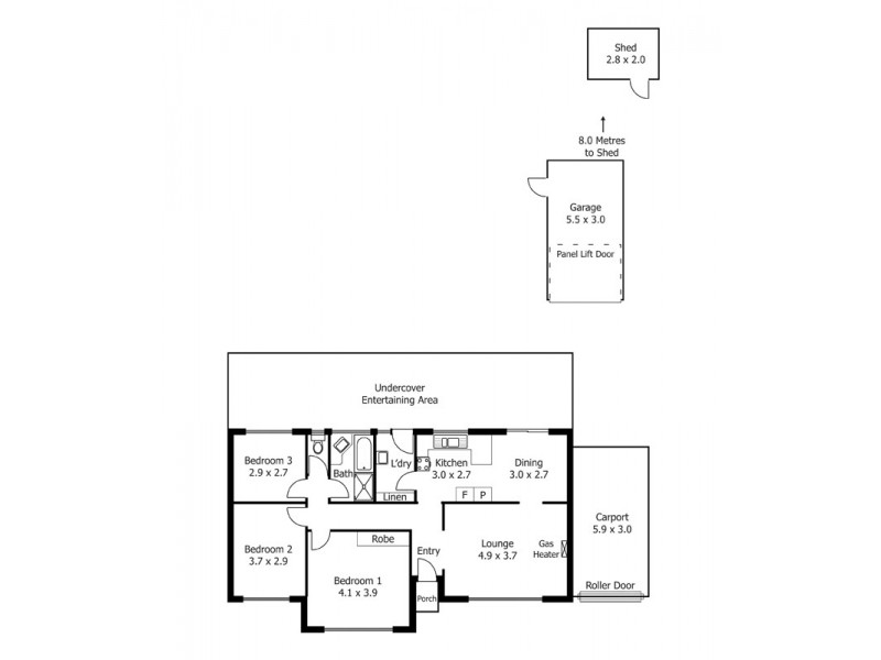 9 Perth Street, Port Noarlunga South SA 5167 Floorplan
