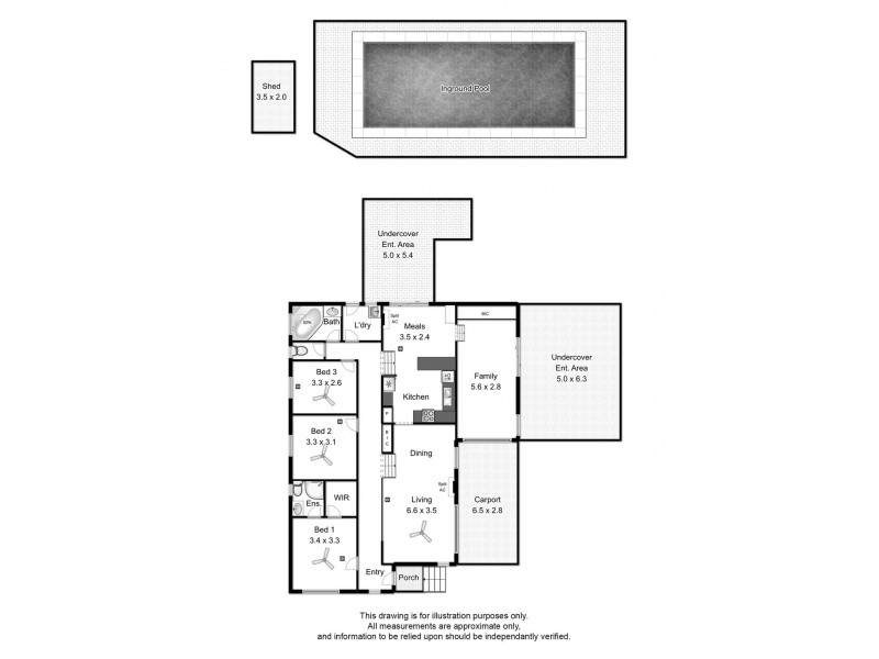 13 Brian Terrace, Morphett Vale SA 5162 Floorplan