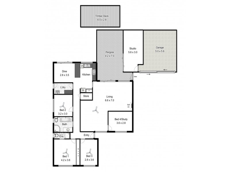 22 Lerunna Avenue, Hallett Cove SA 5158 Floorplan