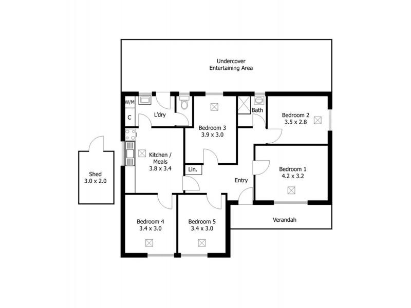 135 Dyson Road, Christies Beach SA 5165 Floorplan