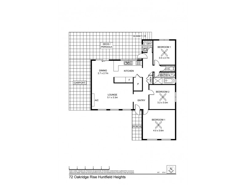 72 Oakridge Rise, Huntfield Heights SA 5163 Floorplan