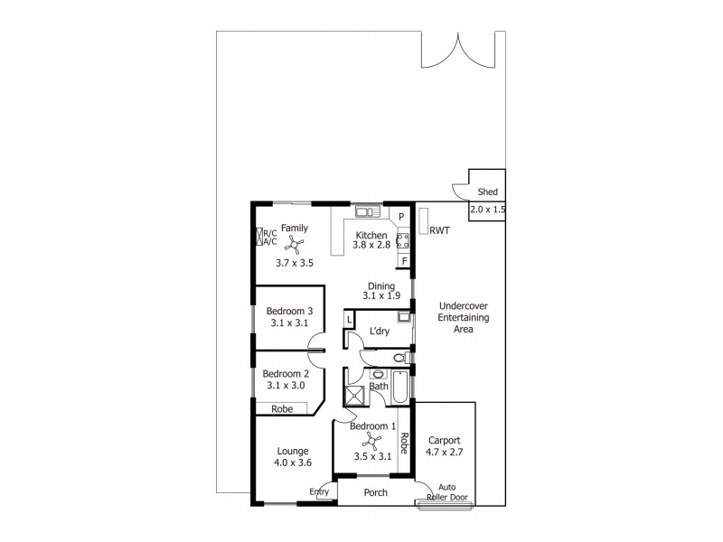 1 Swinton Close, Christie Downs SA 5164 Floorplan