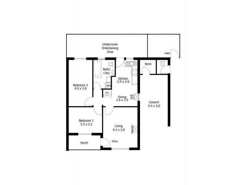 Unit 18, 60 Booth Avenue, Morphett Vale SA 5162 Floorplan
