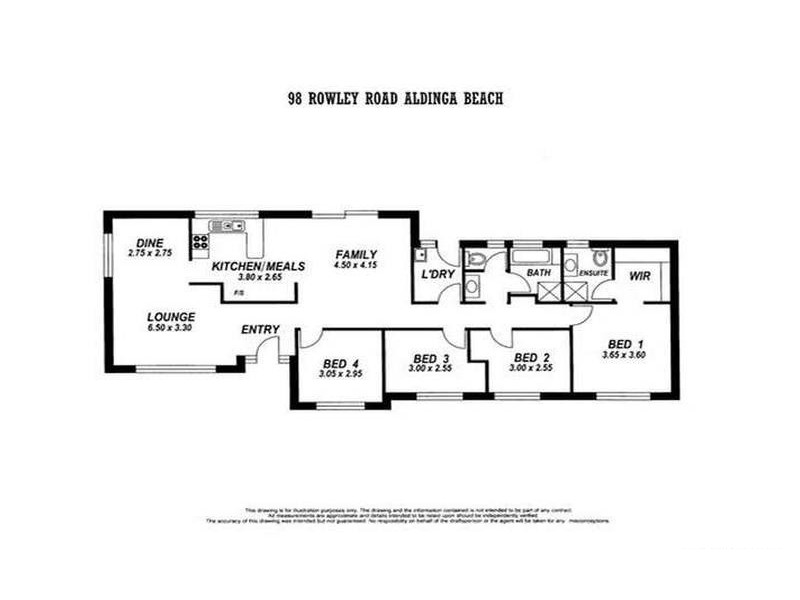 98 Rowley Road, Aldinga Beach SA 5173 Floorplan