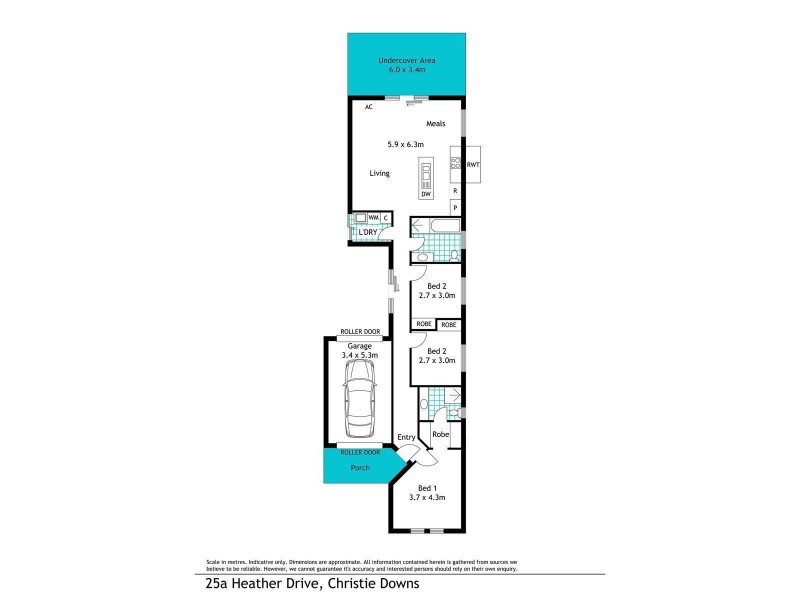 25A Heather Drive, Christie Downs SA 5164 Floorplan