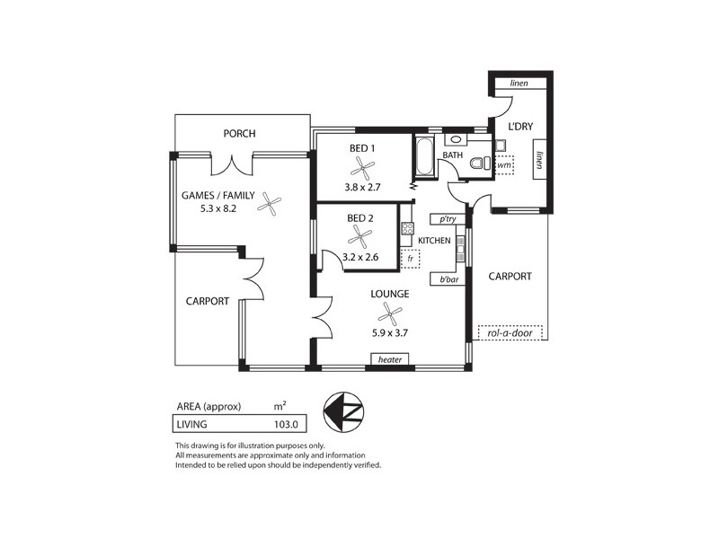 18 Commercial Road, Port Noarlunga South SA 5167 Floorplan