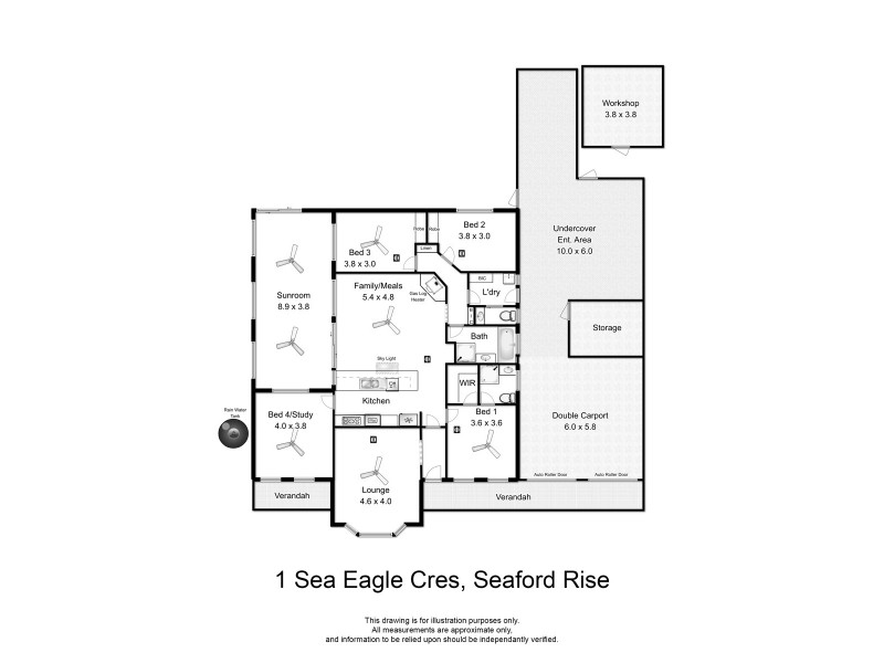 1 Sea Eagle Crescent, Seaford Rise SA 5169 Floorplan
