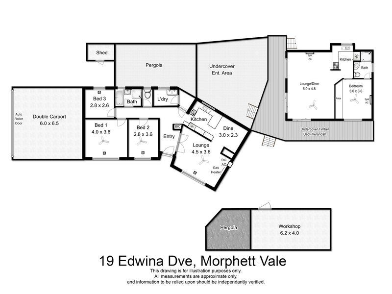 19 Edwina Drive, Morphett Vale SA 5162 Floorplan