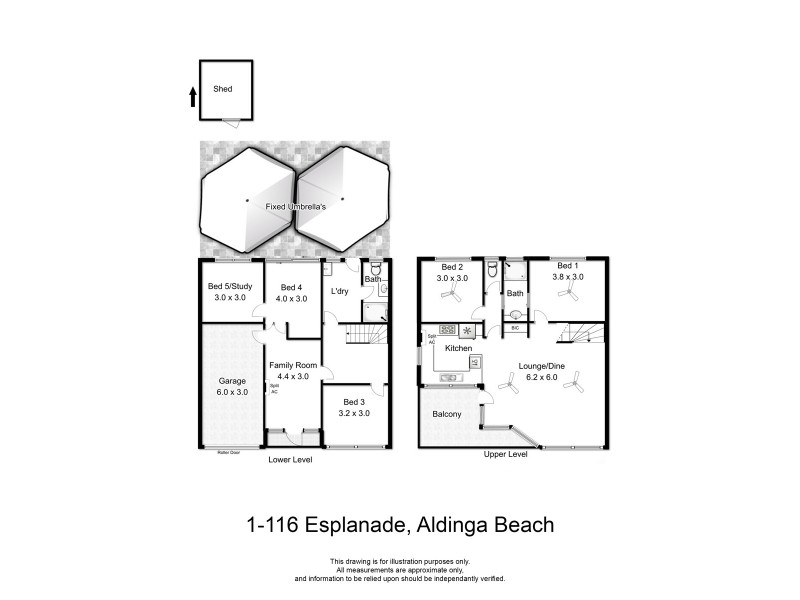1/116 Esplanade, Aldinga Beach SA 5173 Floorplan