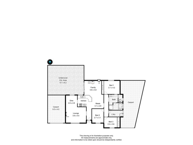 14 Cimaron Close, Morphett Vale SA 5162 Floorplan