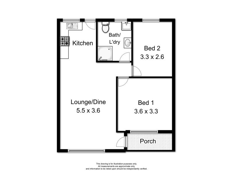 2/266 Main South Road, Morphett Vale SA 5162 Floorplan