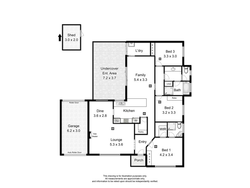 23 Jagger Crescent, Woodcroft SA 5162 Floorplan