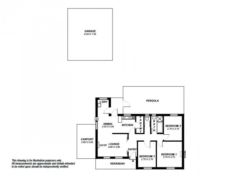 3 Bryant Way, Hackham SA 5163 Floorplan