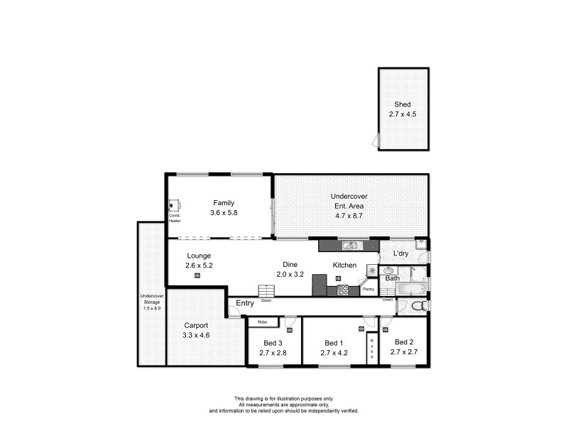 25 Darwendale Street, Huntfield Heights SA 5163 Floorplan
