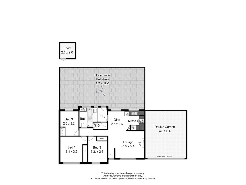 13 Parkes Avenue, Woodcroft SA 5162 Floorplan