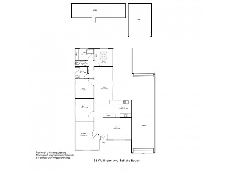 68 Wellington Avenue, Sellicks Beach SA 5174 Floorplan