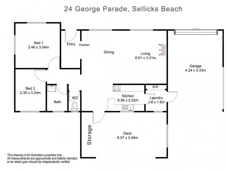 24 George Parade, Sellicks Beach SA 5174 Floorplan