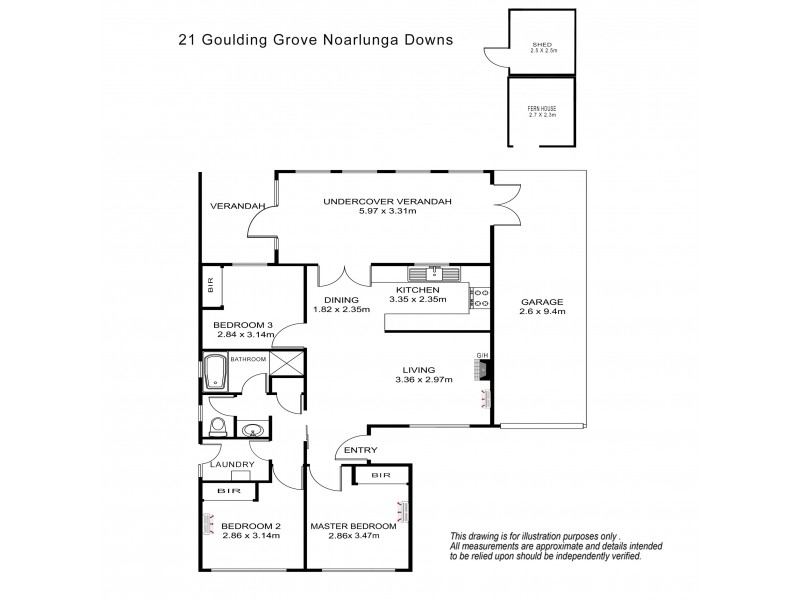 21 Goulding Grove, Noarlunga Downs SA 5168 Floorplan