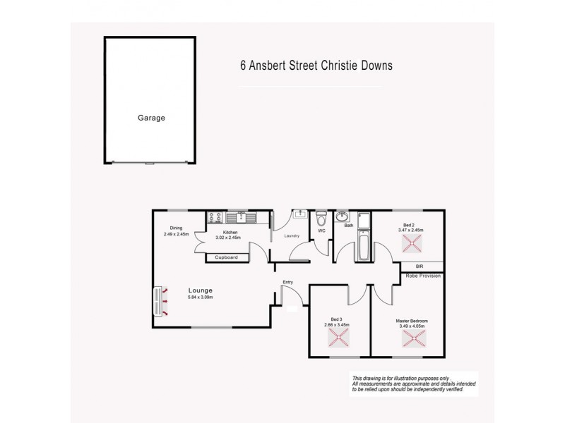 6 Ansbert Street, Christie Downs SA 5164 Floorplan