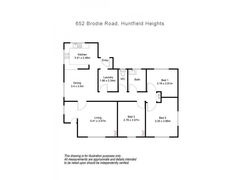 652 Brodie Road, Huntfield Heights SA 5163 Floorplan