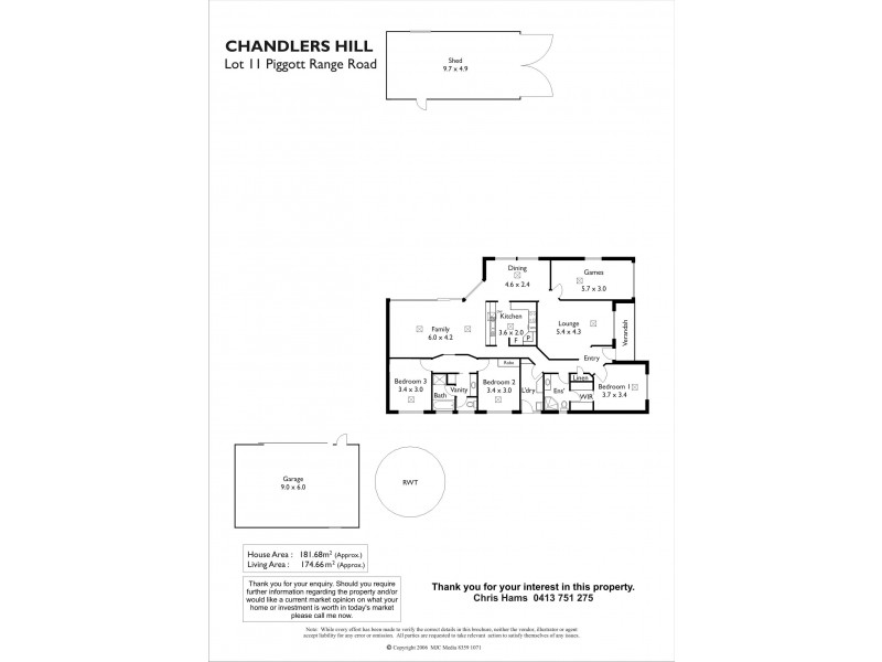 Lot 11/28 Piggott Range Road, Chandlers Hill SA 5159 Floorplan