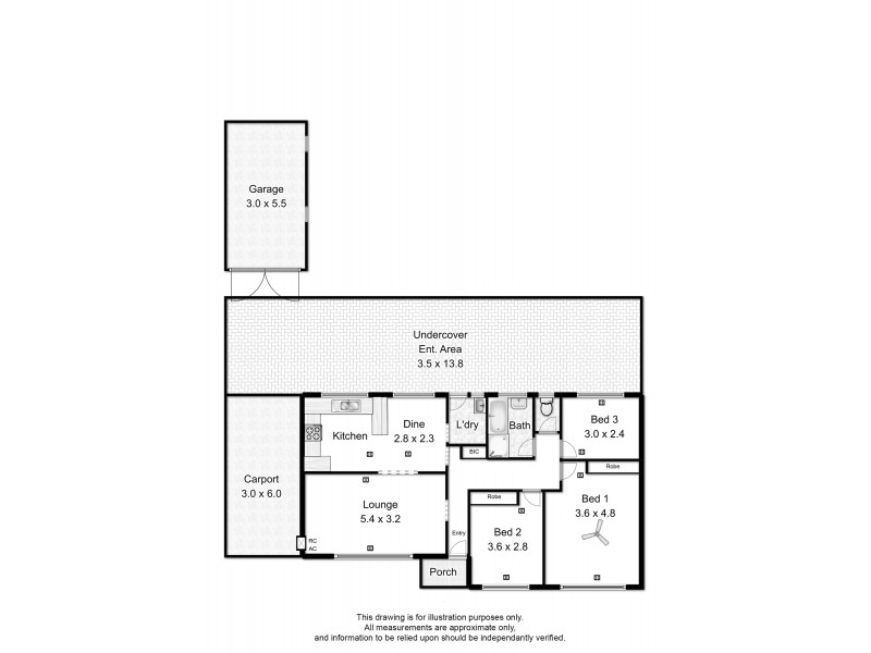 1624 Main North Road, Brahma Lodge SA 5109 Floorplan