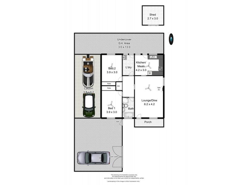 Unit 3 8 Grateley Street, Elizabeth Grove SA 5112 Floorplan